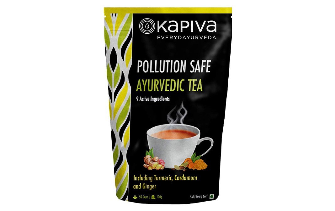 Kapiva Pollution Safe Ayurvedic Tea   Pack  100 grams